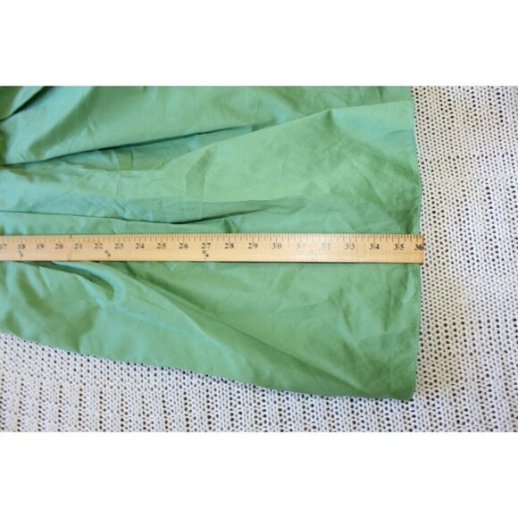 Davids Bridal twist Mini Dress Green Size 8 Cotton Sleeveless zip up Cocktail - Picture 4 of 10